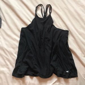 black tank top